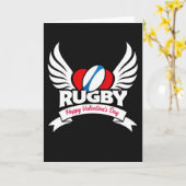 Rugby Valentijnsdag Speciale Kaart (Gele Bloem)