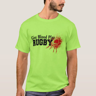 rugby voor bloedspel t-shirt