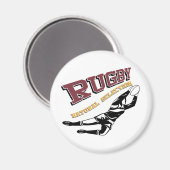 Rugby voor dames magneet (Voorkant / Achterkant)