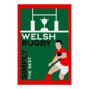 Rugby Wales Fan Art Perfect Poster