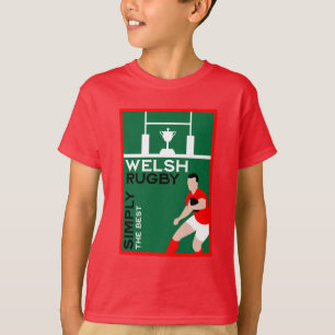 Rugby Wales Fan Art T-shirt