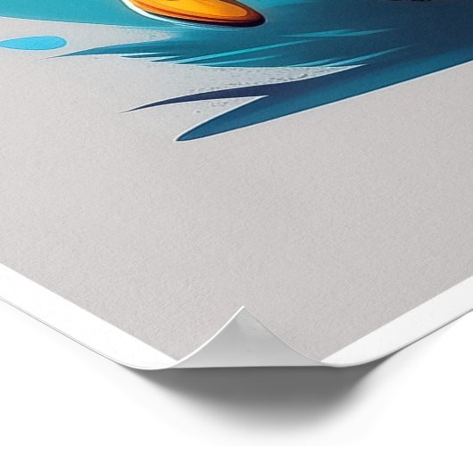 Rugby Warrior Art Print (Hoek)