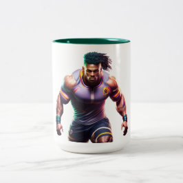 Rugby Warrior Two-Tone Mok