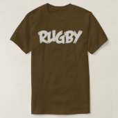 Rugby wit t-shirt (Design voorkant)