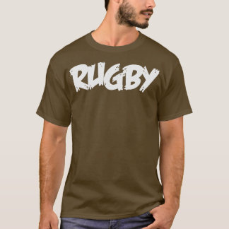Rugby wit t-shirt