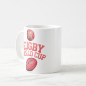 Rugby World Cup Logo met verkeerde balplaatsing Koffiemok (Voorkant links)