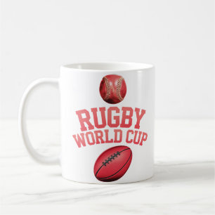 Rugby World Cup Logo met verkeerde balplaatsing Koffiemok