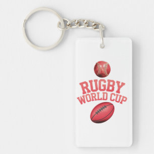Rugby World Cup Logo met verkeerde balplaatsing Sleutelhanger