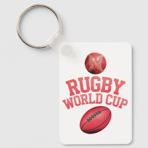 Rugby World Cup Logo met verkeerde balplaatsing Sleutelhanger