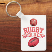 Rugby World Cup Logo met verkeerde balplaatsing Sleutelhanger (Voorkant)
