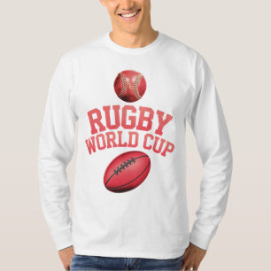 Rugby World Cup Logo met verkeerde balplaatsing T-shirt