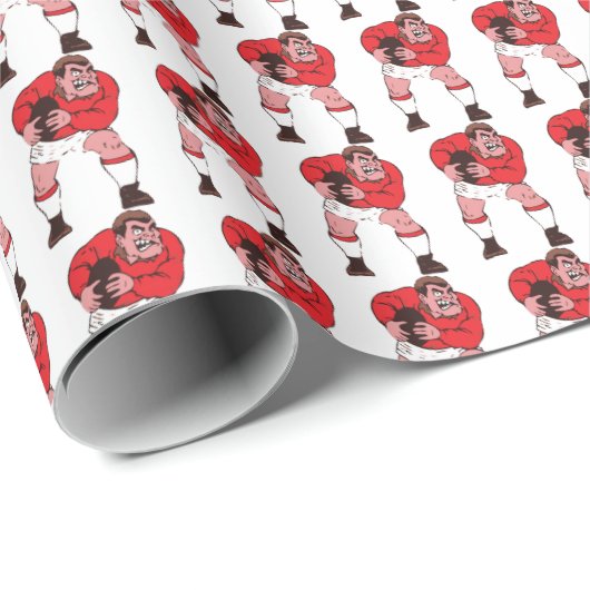 Rugby Wrapping Paper Cadeaupapier (Rol Hoek)