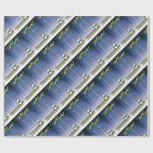 rugby xmas cadeaupapier (Vlak)