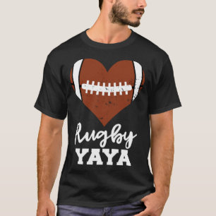 Rugby Yaya Hart Rugby Speler Yaya T-shirt