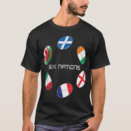 Rugby Zes T-shirt (Voorkant)