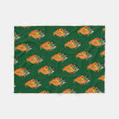 Rugby Zuid-afrika bokke Fleece Deken (Voorkant (Horizontaal))