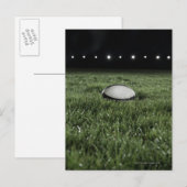 Rugbybal op het grasveld van een briefkaart (Voorkant / Achterkant)