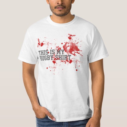 rugbybloed t-shirt (Voorkant)