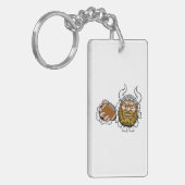 rugbyduivel sleutelhanger (Voorkant Links)