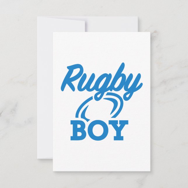 Rugbyjongen (Voorkant)