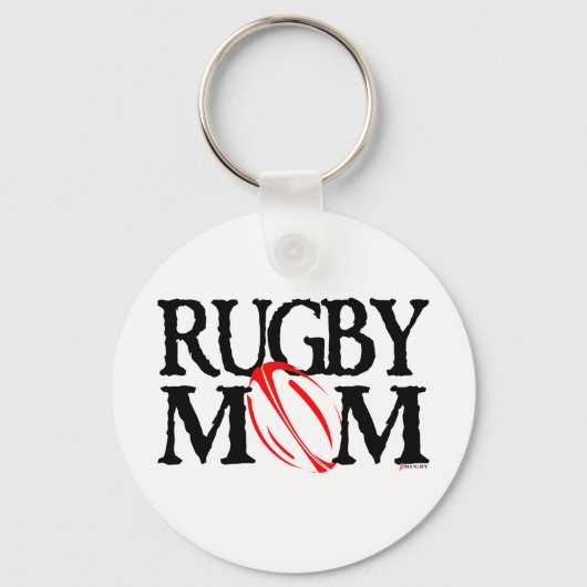 rugbymoeder sleutelhanger (Voorkant)