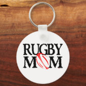 rugbymoeder sleutelhanger (Voorkant)