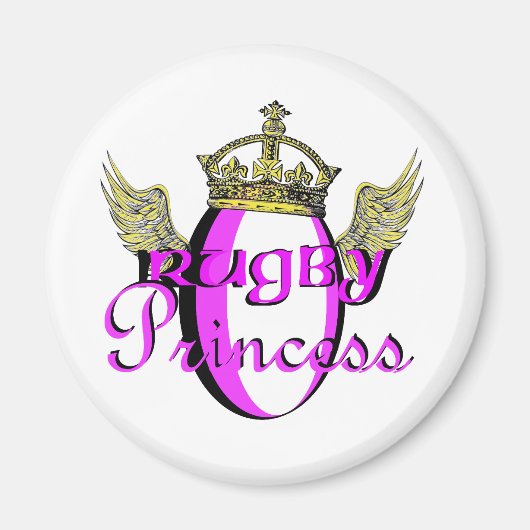 rugbyprinses magneet (Voorkant)