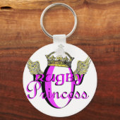 rugbyprinses sleutelhanger (Voorkant)