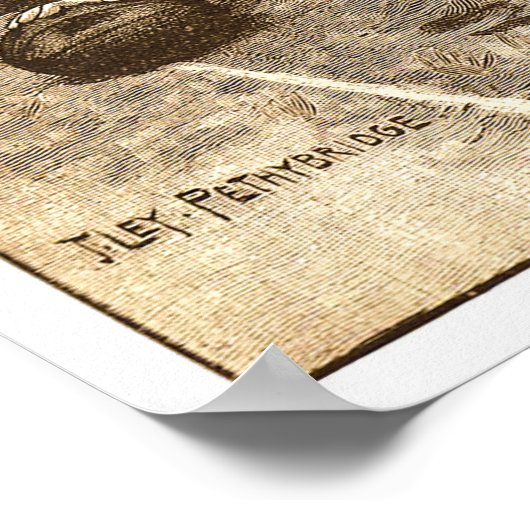  rugbyprint uit 1900 poster (Hoek)