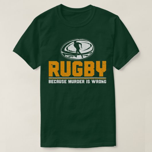 Rugbys Funny Rugby Sports Rugby Player T-shirt (Design voorkant)