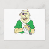 RUGBYSPELER BRIEFKAART (Voorkant)