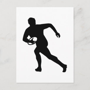 Rugbyspeler Briefkaart