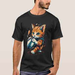 Rugbyspeler Kat over Rugby T-shirt