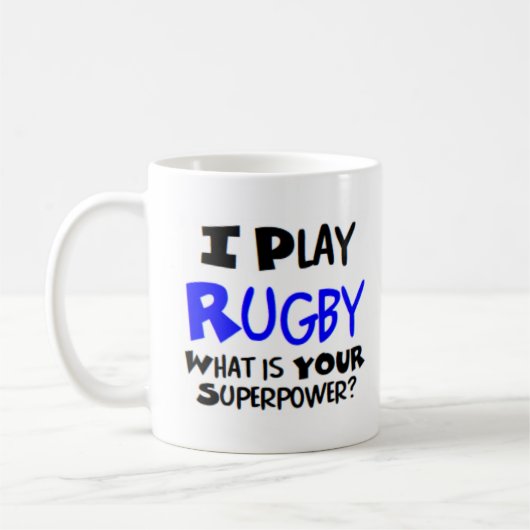 rugbyspeler koffiemok (Links)