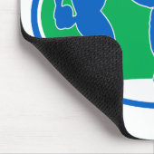 rugbyspeler krijgt een schoppen muismat (Hoek)