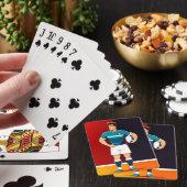 Rugbyspeler - Speelkaarten (Insitu)