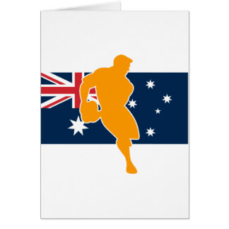 rugbyspeler vlag australië