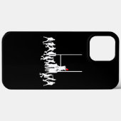 Rugbyspelers Mannen Rugby Tackles Case-Mate iPhone Case (Achterkant (horizontaal))