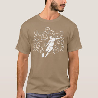 Rugbyspelers Varsity Speler Cadeau meisje T-shirt