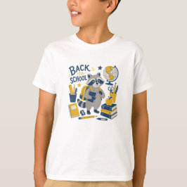 Rugbytas met Wasbeer Schoolspullen T-shirt