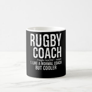 Rugbytouringcar als normale bus maar koeler koffiemok