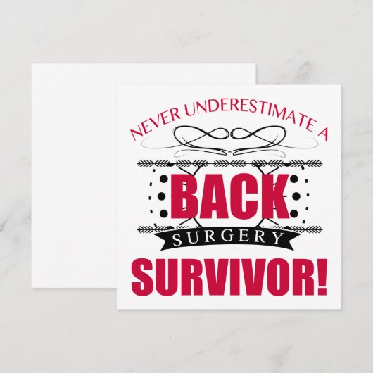 Rugchirurgie (Voorkant / Achterkant)