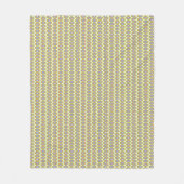 Rugcirkels patroon fleece deken (Voorkant)