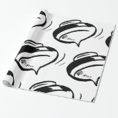 Rugdraaien bovenaan cadeaupapier (Uitgerold)