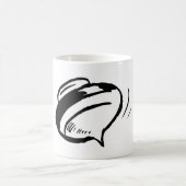 Rugdraaien bovenaan koffiemok (Center)