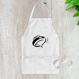 Rugdraaien bovenaan standaard schort