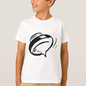 Rugdraaien bovenaan t-shirt (Voorkant)