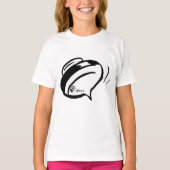 Rugdraaien bovenaan t-shirt (Voorkant)