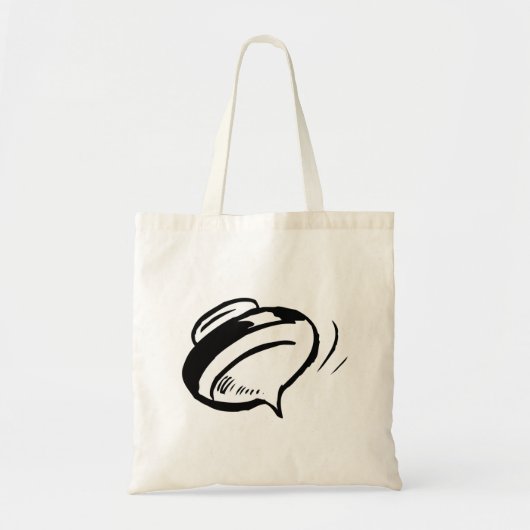 Rugdraaien bovenaan tote bag (Voorkant)
