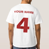 rugdruk Hockey Coach T-Shirt (Achterkant)